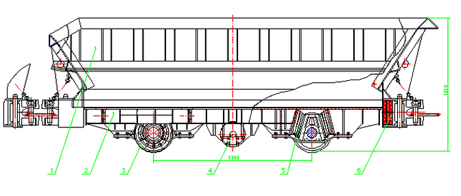 6m3底側(cè)卸載式礦車 6m3底側(cè)卸載式礦車